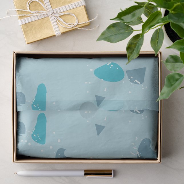 Modern Abstract Texture design Tissue Paper (Gift)