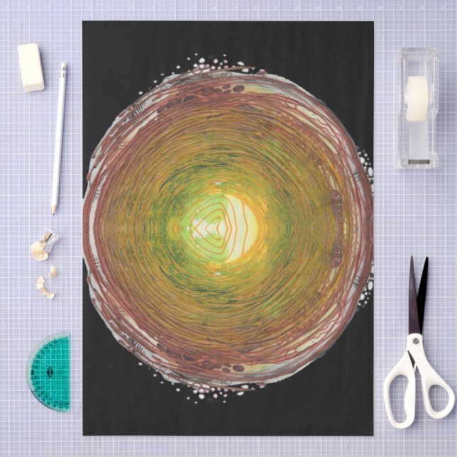 Modern Abstract Texture design  Tissue Paper (Craft)