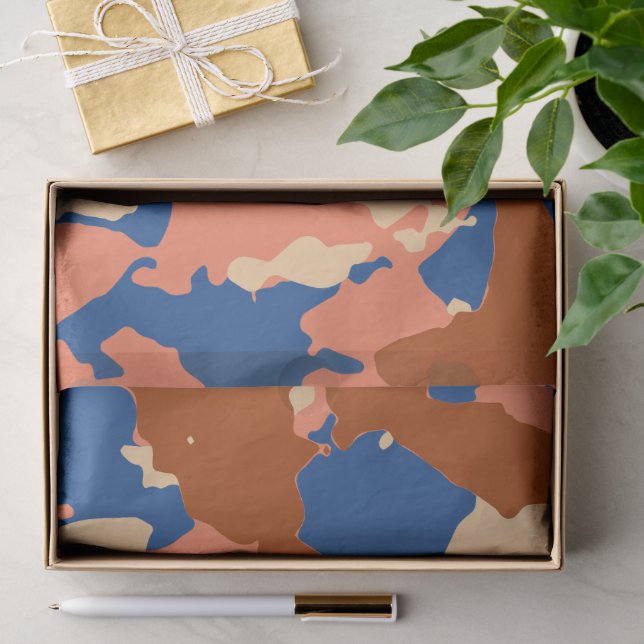 Modern Abstract Texture design Tissue Paper (Gift)