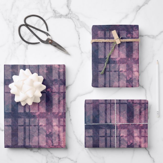 Modern Abstract Texture design Wrapping Paper Sheet (Front)