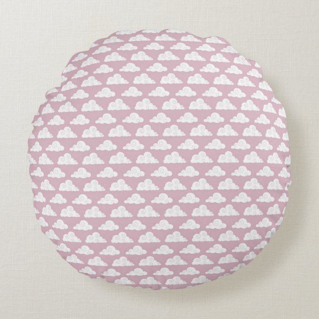 Modern Abstract Texture Round Cushion (Front)