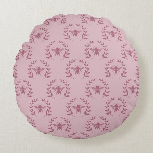 Modern Abstract Texture Round Cushion (Front)
