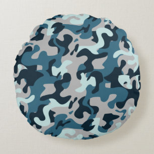 Modern Abstract Texture Round Cushion