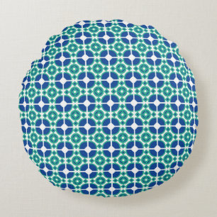 Modern Abstract Texture Round Cushion