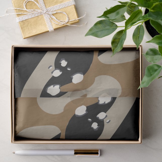 Modern Abstract Texture Tissue Paper (Gift)