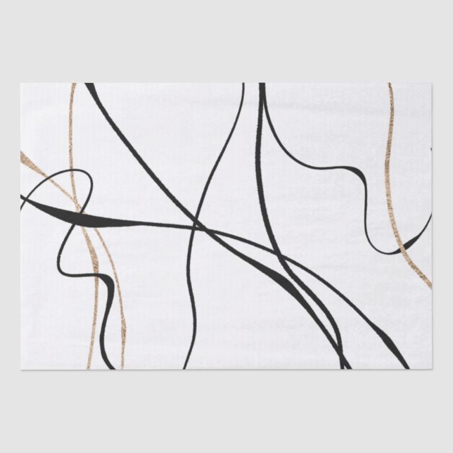 Modern Abstract  Tissue Paper (Front)