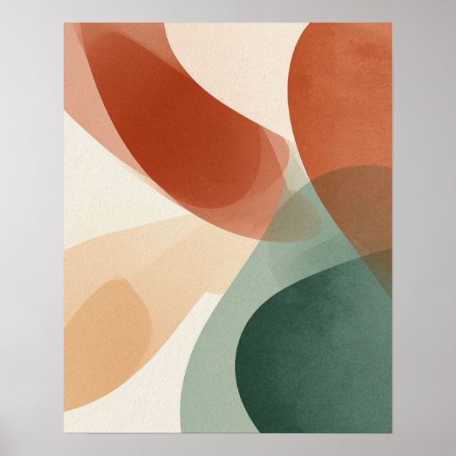 Modern Abstract Wall Art Print (Front)