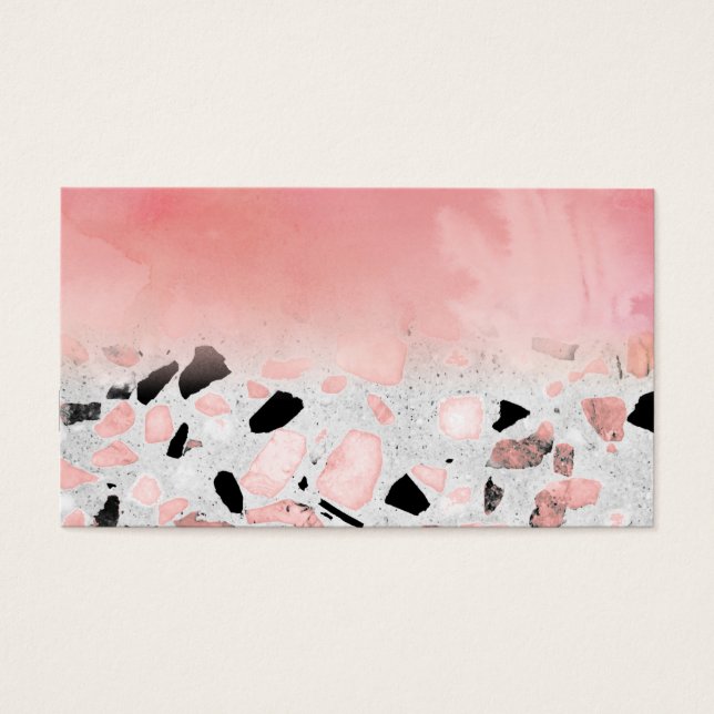 Modern abstract watercolor and marble design (Front)