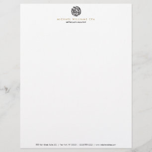 Modern Accountant, Accounting II Letterhead
