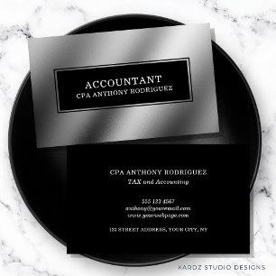 Modern Accounting Professional Business Card