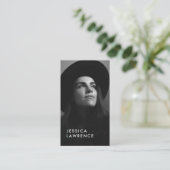 Modern actors models headshot photo photography business card (Standing Front)