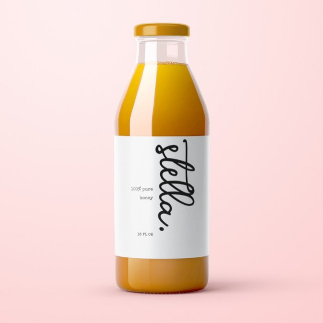 Modern Add Your Brand Name Product Label (Creator Uploaded)