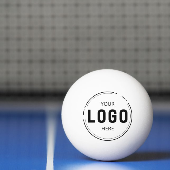 Modern Add Your Logo Business Company Branded Ping Pong Ball (Net)