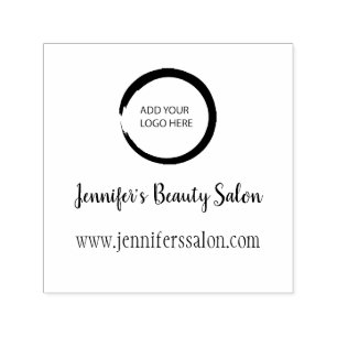 Modern add your own logo professional business self-inking stamp