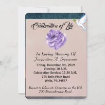 Modern Add Your Photo Celebration of Life