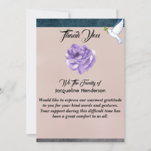 Modern Add Your Photo Life Celebration Thank You