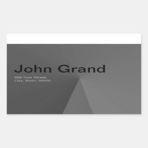 Modern Address Label Rectangle Sticker