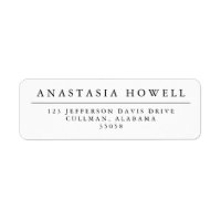 Modern Address Labels
