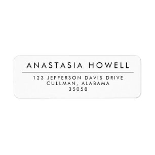Modern Address Labels