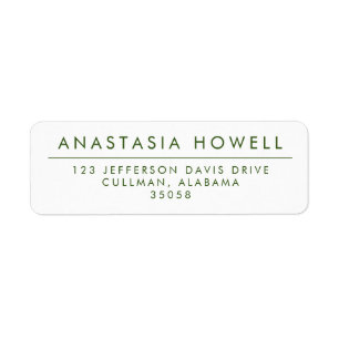 Modern Address Labels