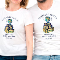 Modern Adventure Travel Globe Baby Shower