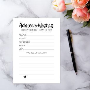 Modern Advice and Wishes for Graduate Cards