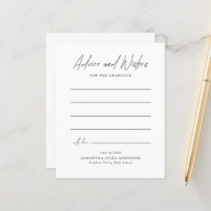Modern Advice and Wishes for the Graduate Card