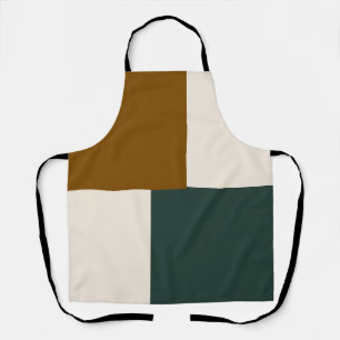 Modern Aesthetic Abstract Colour Block Apron