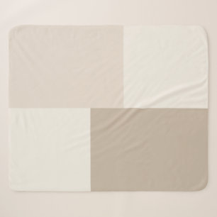 Modern Aesthetic Abstract Colour Block Blanket