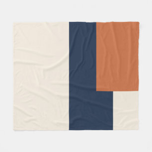 Modern Aesthetic Abstract Colour Block Blanket