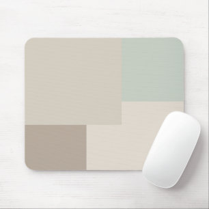Modern Aesthetic Abstract Colour Block Mouse Pad