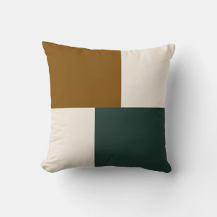Modern Aesthetic Abstract Colour Block Pillow