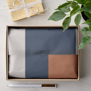 Modern Aesthetic Abstract Colour Block Pillow Tissue Paper
