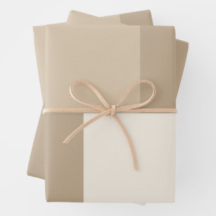 Modern Aesthetic Abstract Colour Block Pillow Wrapping Paper Sheet