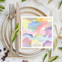 Modern Aesthetic Pastel Spring Retirement Party