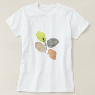 Modern Aesthetic watercolor leaf T-Shirt