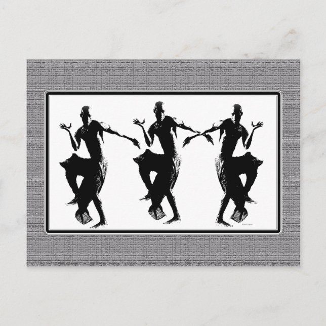 Modern African Dance Postcard (Front)