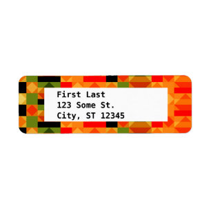 Modern African Kente Cloth Pattern