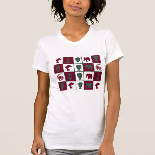Modern African symbol and motifs art T-Shirt