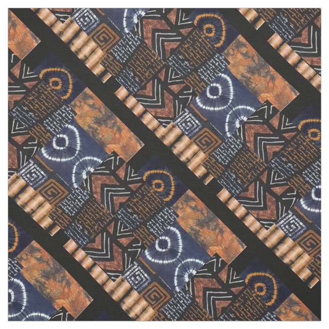 Modern African Tribal Print Fabric (Swatch)