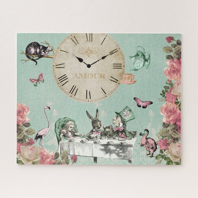 Modern Alice in Wonderland Scenic Jigsaw Puzzle (Horizontal)