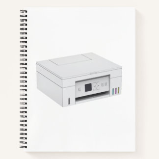 Modern all-in-one inkjet colour printer notebook