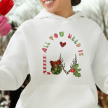 Modern All You Need Is Love Christmas Womens
