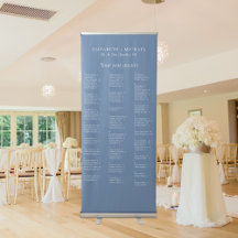 Modern Alphabetical Dusty-Blue Seating