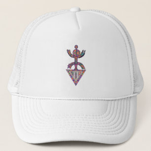 Modern Amazigh Yaz Symbol – Vibrant Tribal T-shirt Trucker Hat