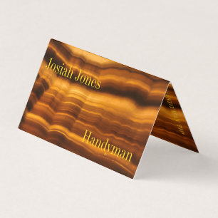 MODERN AMBER CRYSTAL - HANDYMAN BUSINESS CARD