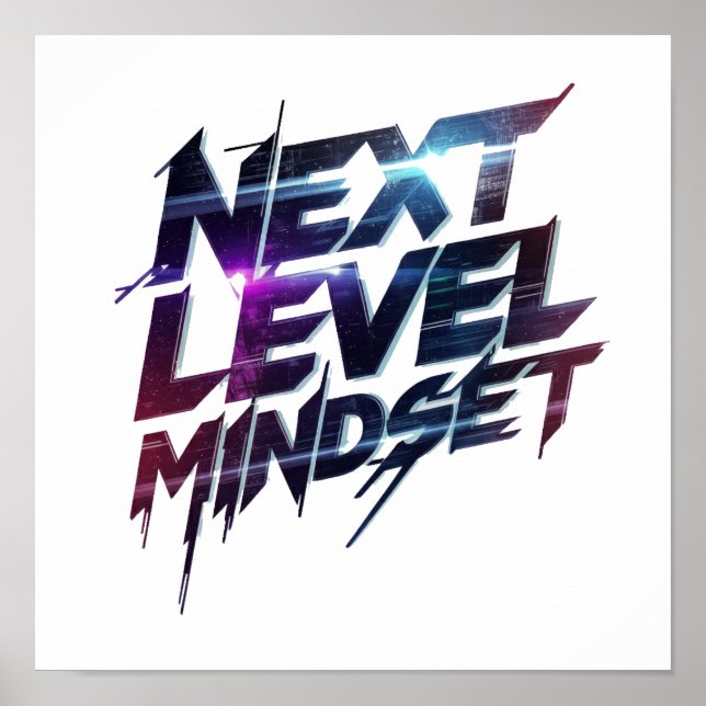 Modern Ambition and Hustle Graphic Poster (Front)