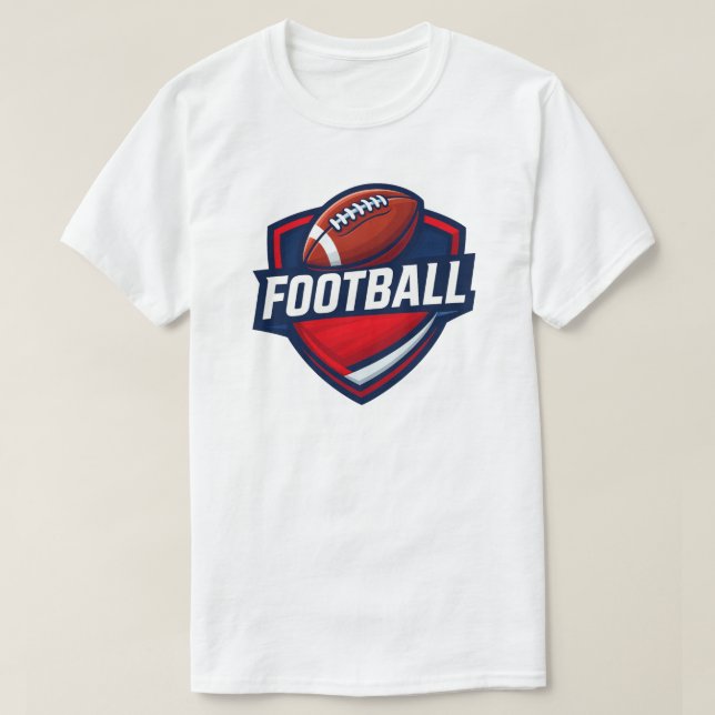 Modern American Football Sports  T-Shirt (Design Front)
