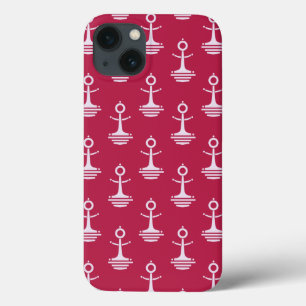 Modern Anchors Pattern iPhone 13 Case