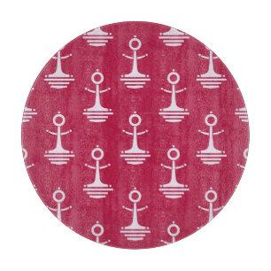 Modern Anchors Pattern Cutting Board